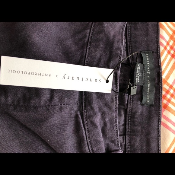 NWT Sanctuary X Anthropology navy blue shorts s 27 - Picture 4 of 7